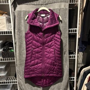 Columbia Purple Quilted  Vest